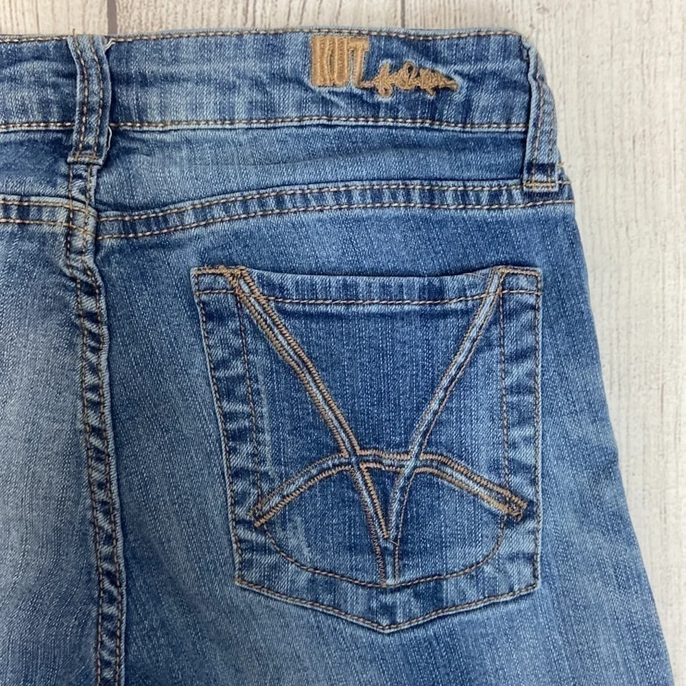 Kut from the Kloth Mid Rise Denim Bermuda Shorts